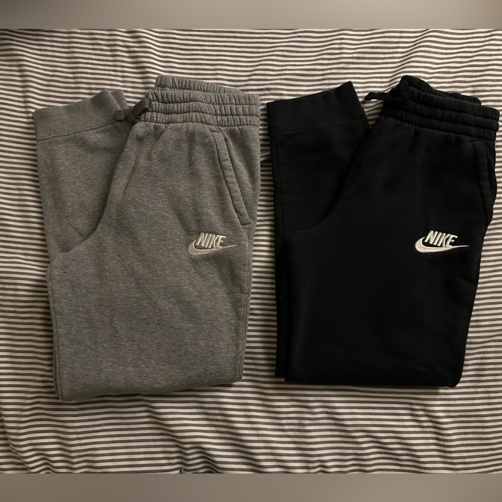Two Pairs of NIKE Sweatpants - Big Kids Size XL